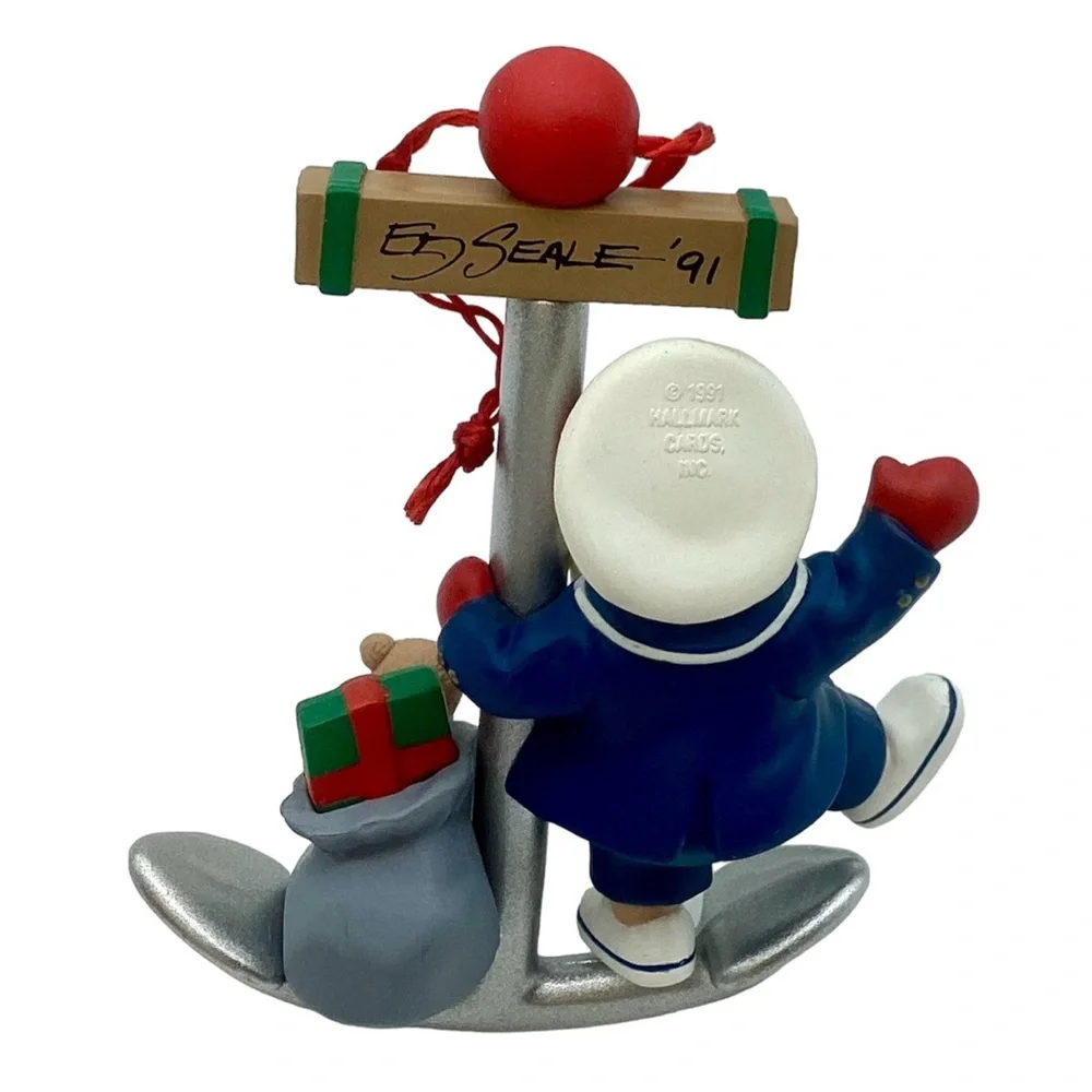 Hallmark 1991 “Santa Sailor” Christmas Ornament